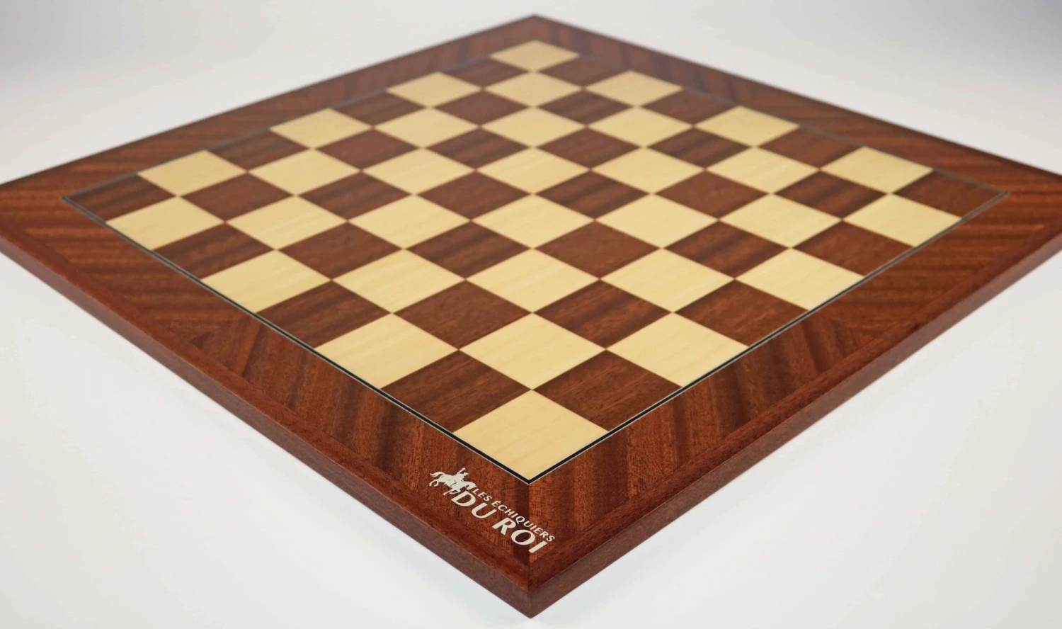 Plateau D'Échecs 50 Cm En Bois D'Acajou Deluxe 3 Plateau D'Échecs 50 Cm En Bois D'Acajou Deluxe