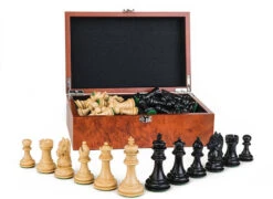 Internationalité Échecs Magasin 41 Coffret Pièces D'Échecs Avec Boîte En Bois