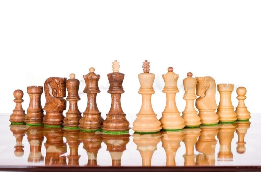Jeu D'Échecs En Bois Raffiné 6 Jeu D'Échecs En Bois Raffiné – Image 4