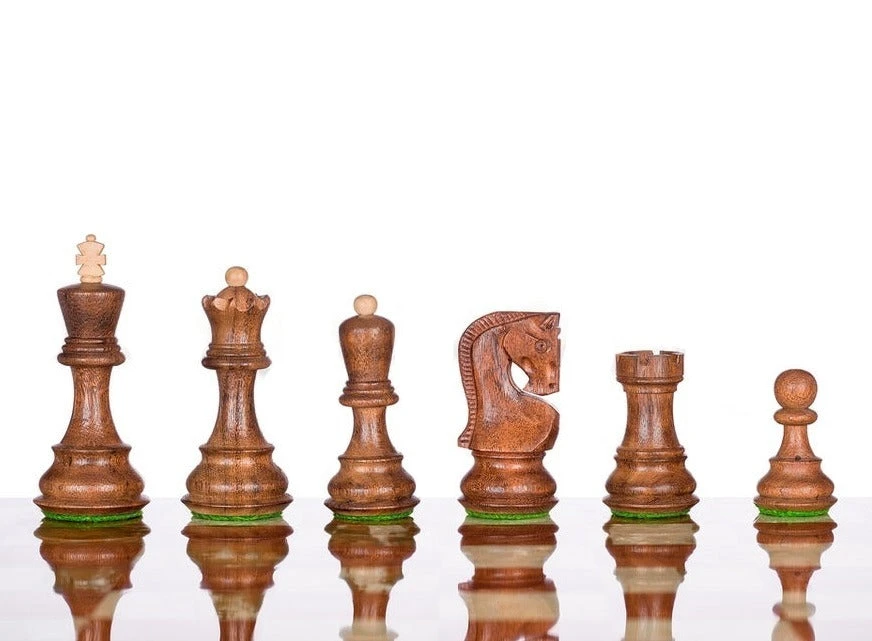 Jeu D'Échecs En Bois Raffiné 4 Jeu D'Échecs En Bois Raffiné – Image 2