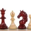 Pièces D'Échecs Type "Licorne" En Bois De Rose