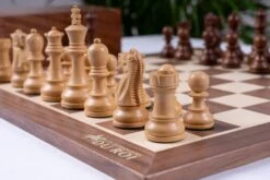 Jeu D'Échecs Style Américain En Érable Et Noyer 18 Jeu D'Échecs Style Américain En Érable Et Noyer -Internationalité Échecs Magasin Jeud EchecsStyleAmericaindame