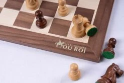 Jeu D'Échecs Style Américain En Érable Et Noyer 21 Jeu D'Échecs Style Américain En Érable Et Noyer -Internationalité Échecs Magasin Jeud EchecsStyleAmericaingagnerlapartie