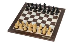 Jeu D'Échecs Noblesse En Bois D'Ébène Et D'Érable -Internationalité Échecs Magasin angle 4 min 5000x 2 1