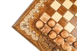 Bel Échiquier En Bois Et Son Jeu D'Échecs -Internationalité Échecs Magasin bel echiquier tour