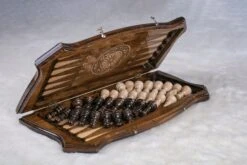 Échiquier En Bois De 60cm Et Son Jeu D'Échecs -Internationalité Échecs Magasin echiquer bois 60cm cavalier