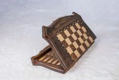 Échiquier En Bois De 60cm Et Son Jeu D'Échecs -Internationalité Échecs Magasin echiquer bois 60cm dame