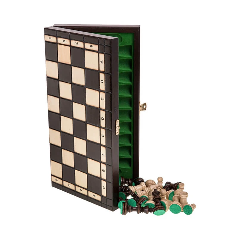 Échiquier 35x35 Cm En Bois De Hêtre Et De Bouleau 7 Échiquier 35x35 Cm En Bois De Hêtre Et De Bouleau – Image 5