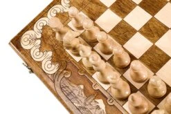 Échiquier 50 Cm En Bois -Internationalité Échecs Magasin echiquier 50cm blancs