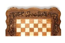 Échiquier Orné Avec Pièces D'Échecs -Internationalité Échecs Magasin echiquier avec pieces bois