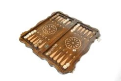 Echiquier Ornementé Oriental Avec Pièces D'Echecs 21 Echiquier Ornementé Oriental Avec Pièces D'Echecs -Internationalité Échecs Magasin echiquier avec pieces echecs backgammon