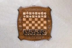 Échiquier En Bois De 40cm Et Son Jeu D'Échecs -Internationalité Échecs Magasin echiquier bois 40cm tour