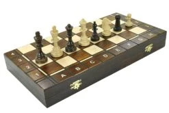 Échiquier En Bois Avec Backgammon 9 Échiquier En Bois Avec Backgammon -Internationalité Échecs Magasin echiquier bois backgammon reine