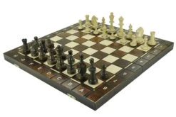 Échiquier En Bois Avec Backgammon 11 Échiquier En Bois Avec Backgammon -Internationalité Échecs Magasin echiquier bois backgammon roi