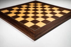 Échiquier Damier En Aubier De Palissandre Et Sycomore