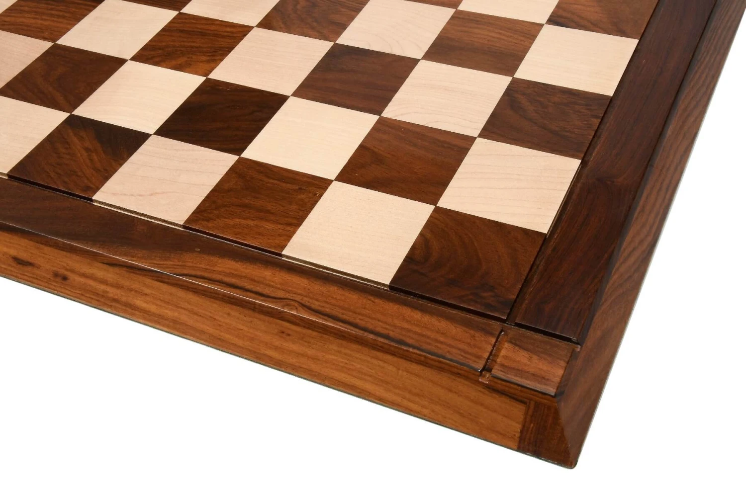 Echiquier En Bois Exotique De Sesham 6 Echiquier En Bois Exotique De Sesham – Image 4