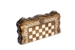 Échiquier En Bois Moderne Et Son Jeu D'Échecs -Internationalité Échecs Magasin echiquier bois massif jeu echecs pliable