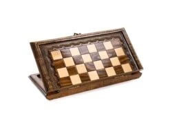 Échiquier En Bois Naturel Et Son Jeu D'Échecs 18 Échiquier En Bois Naturel Et Son Jeu D'Échecs -Internationalité Échecs Magasin echiquier bois naturel pliable