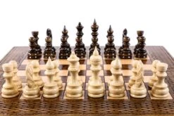 Échiquier Pliable En Bois Et Son Jeu D'Échecs 18 Échiquier Pliable En Bois Et Son Jeu D'Échecs -Internationalité Échecs Magasin echiquier bois pliable blanc