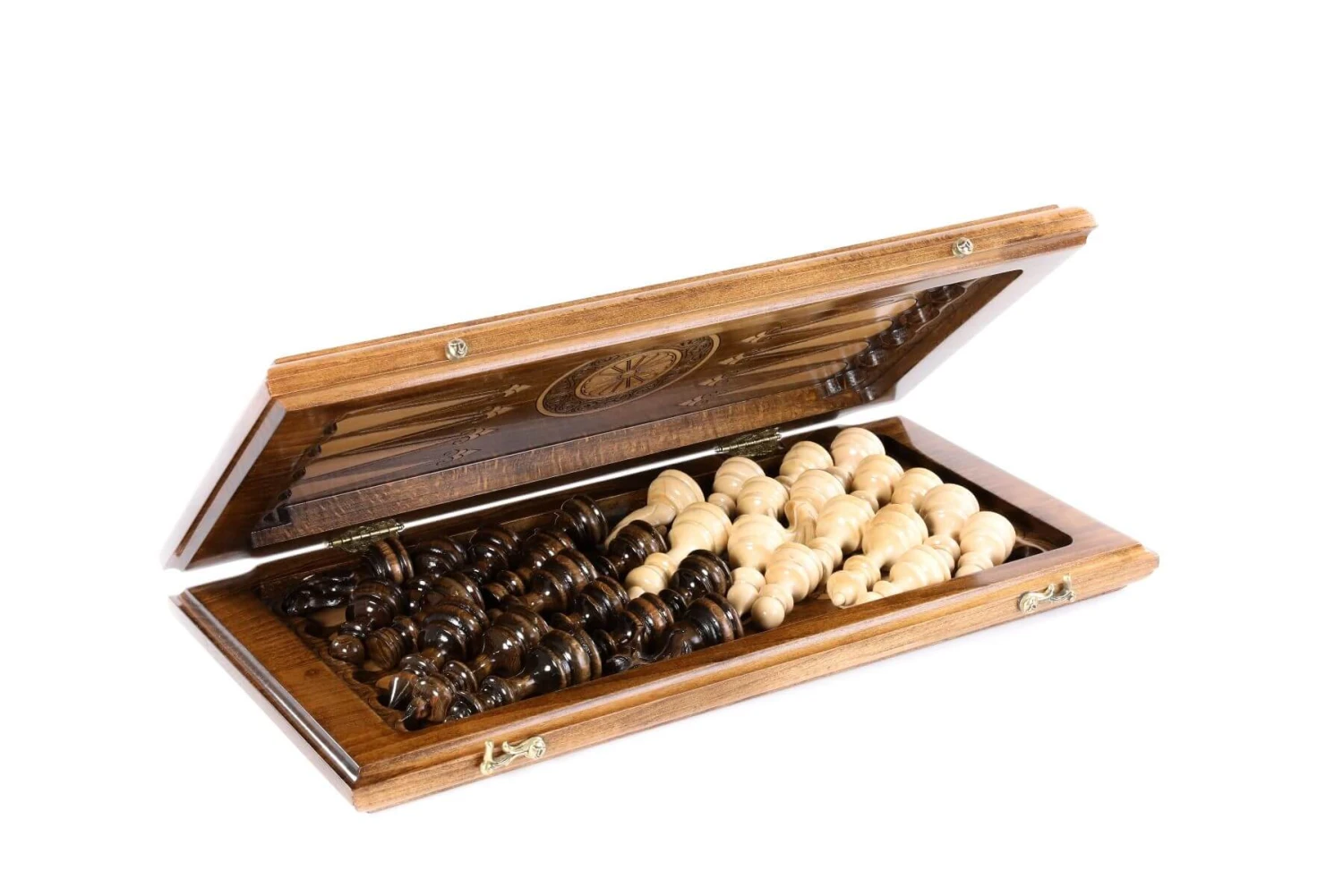 Échiquier Pliable En Bois Et Son Jeu D'Échecs 13 Échiquier Pliable En Bois Et Son Jeu D'Échecs – Image 11