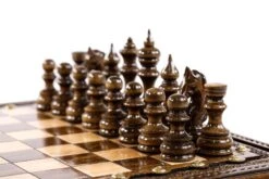 Échiquier Sur Pieds En Bronze 20 Échiquier Sur Pieds En Bronze -Internationalité Échecs Magasin echiquier bronze noir