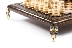 Échiquier Sur Pieds En Bronze 18 Échiquier Sur Pieds En Bronze -Internationalité Échecs Magasin echiquier bronze pions