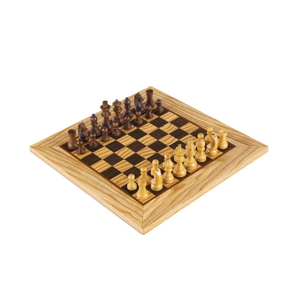 Echiquier Coffret Complet En Noyer Et Jeu D'échecs 17 Echiquier Coffret Complet En Noyer Et Jeu D'échecs – Image 15
