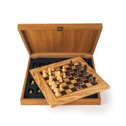 Echiquier Avec Rangement Et Jeu D'échecs