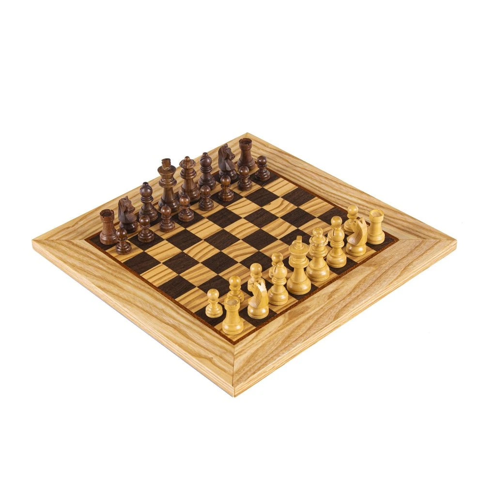 Jeu D'Échecs En Bois 50x50cm 6 Jeu D'Échecs En Bois 50x50cm – Image 4