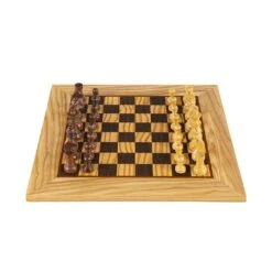 Jeu D'Echecs En Bois 40x40cm -Internationalité Échecs Magasin echiquier complet en bois jeu buis