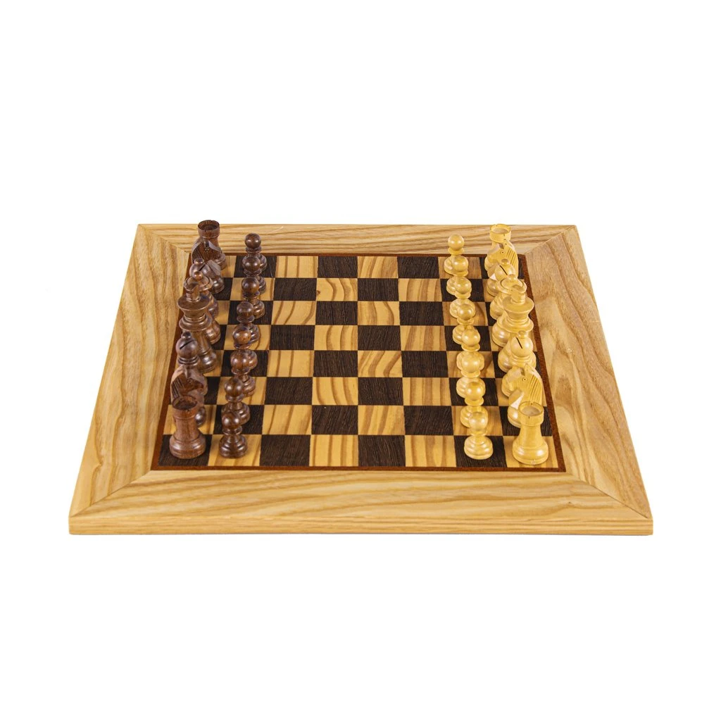 Jeu D'Échecs En Bois 50x50cm 7 Jeu D'Échecs En Bois 50x50cm – Image 5