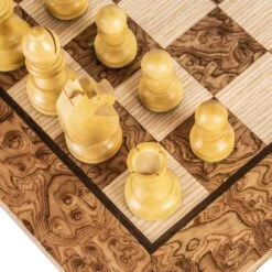 Echiquier Avec Rangement Et Jeu D'échecs 26 Echiquier Avec Rangement Et Jeu D'échecs -Internationalité Échecs Magasin echiquier complet noyer sesham