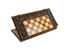 Échiquier De Luxe Avec Son Jeu D'Échecs -Internationalité Échecs Magasin echiquier de luxe cavalier