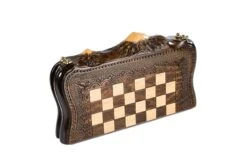 Coffret Échiquier En Bois Et Son Jeu D'Échecs -Internationalité Échecs Magasin echiquier en bois coffret tour