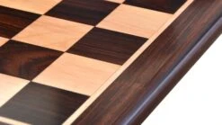 Échiquier Marqueté En Bois De Rose -Internationalité Échecs Magasin echiquier en bois de rose marqueterie