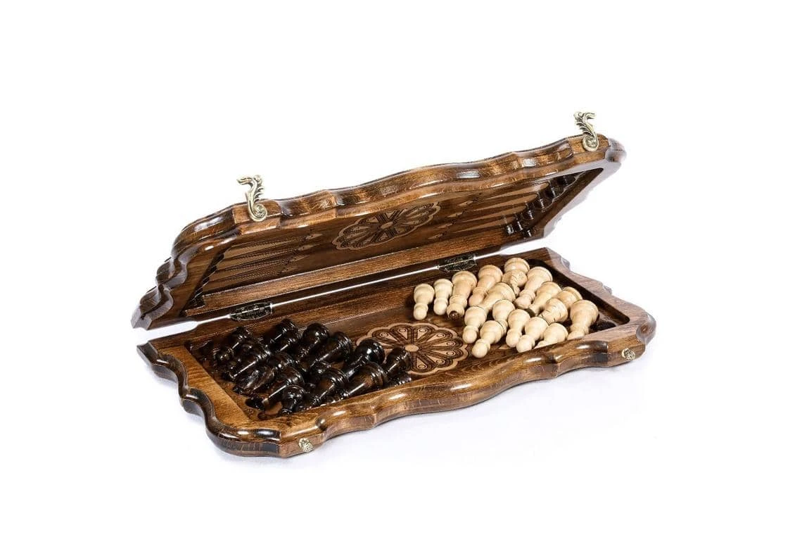 Échiquier Original En Bois Et Son Jeu D'Échecs 9 Échiquier Original En Bois Et Son Jeu D'Échecs – Image 7