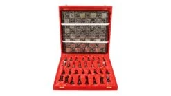 Échiquier En Métal Orné -Internationalité Échecs Magasin echiquier en metal feutre