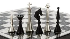 Échiquier En Métal Orné -Internationalité Échecs Magasin echiquier en metal luxe