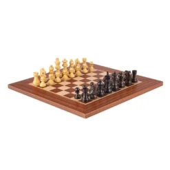 Ensemble Échiquier Acajou Taille Moyenne Et Son Jeu D'échecs -Internationalité Échecs Magasin echiquier ensemble acajou noir blanc 1f5c704a 5ecb 4e45 a9e5 3acaf1bbf246