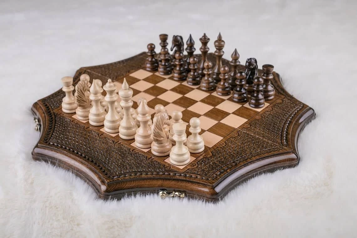 Échiquier En Étoile Et Son Jeu D'Échecs 3 Échiquier En Étoile Et Son Jeu D'Échecs