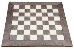Échiquier Gris En Bois D'Érable -Internationalité Échecs Magasin echiquier gris