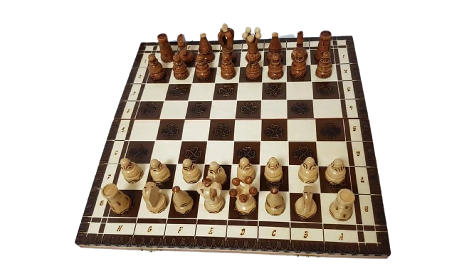 Échiquier En Bois D'Érable Et Jeu D'Échecs 5 Échiquier En Bois D'Érable Et Jeu D'Échecs – Image 3