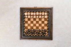 Echiquier En Bois Pliable Et Son Jeu D'Échecs -Internationalité Échecs Magasin echiquier jeu echecs bois pliable fou