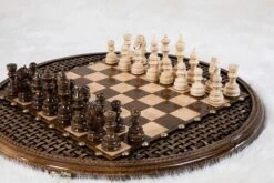 Échiquier Luxueux Et Son Jeu D'Échecs -Internationalité Échecs Magasin echiquier luxueux roi
