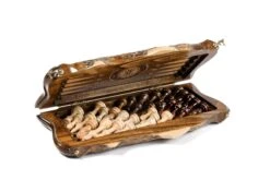 Échiquier En Marqueterie Et Son Jeu D'Échecs 26 Échiquier En Marqueterie Et Son Jeu D'Échecs -Internationalité Échecs Magasin echiquier marqueterie pliable