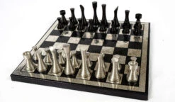 Échiquier En Métal Pattern -Internationalité Échecs Magasin echiquier metal pattern fleurs
