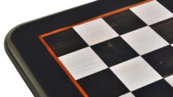 Échiquier De Luxe Noir Et Blanc -Internationalité Échecs Magasin echiquier noir et blanc cavalier