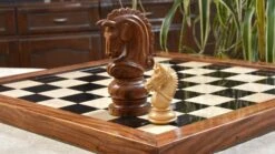 Échiquier En Ébène 13 Échiquier En Ébène -Internationalité Échecs Magasin echiquier noir et blanc ebene pions