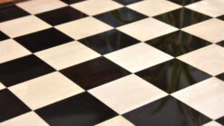 Échiquier En Ébène 14 Échiquier En Ébène -Internationalité Échecs Magasin echiquier noir et blanc ebene reine