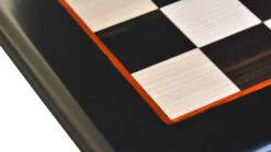 Échiquier De Luxe Noir Et Blanc -Internationalité Échecs Magasin echiquier noir et blanc pions